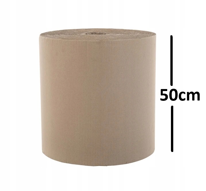 TEKTURA FALISTA DWUWARSTWOWA W ROLCE 200g 50cm x 80m MOCNA Papier falisty