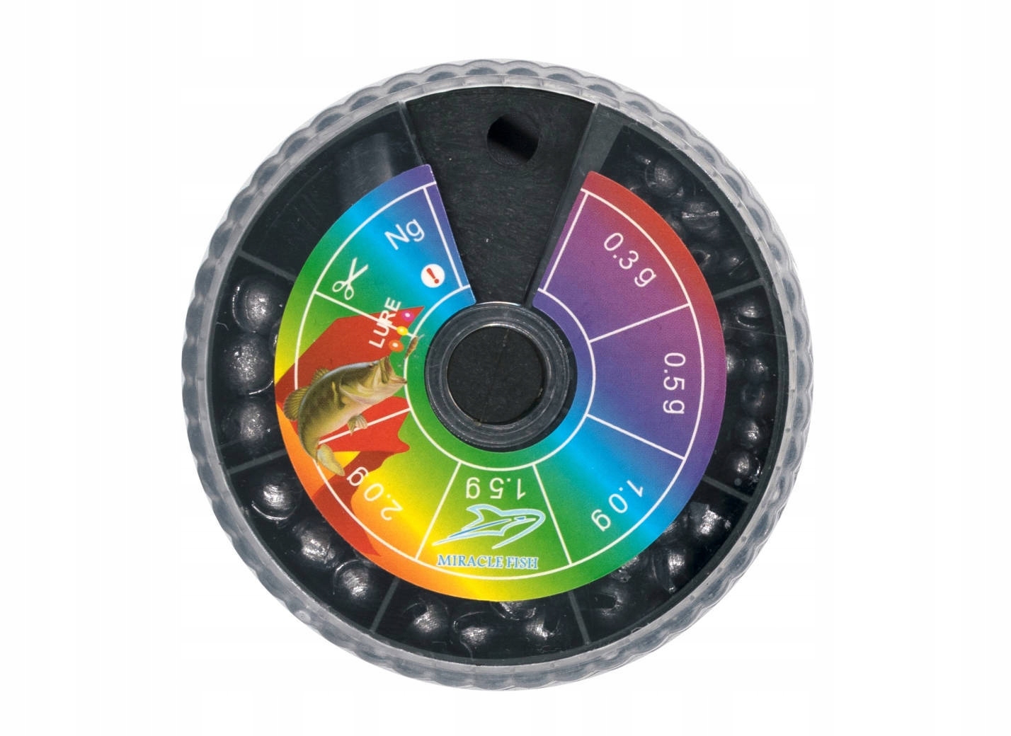 ZESTAW OŁOWIANYCH ŚRUCIN WĘDKARSKICH 100g