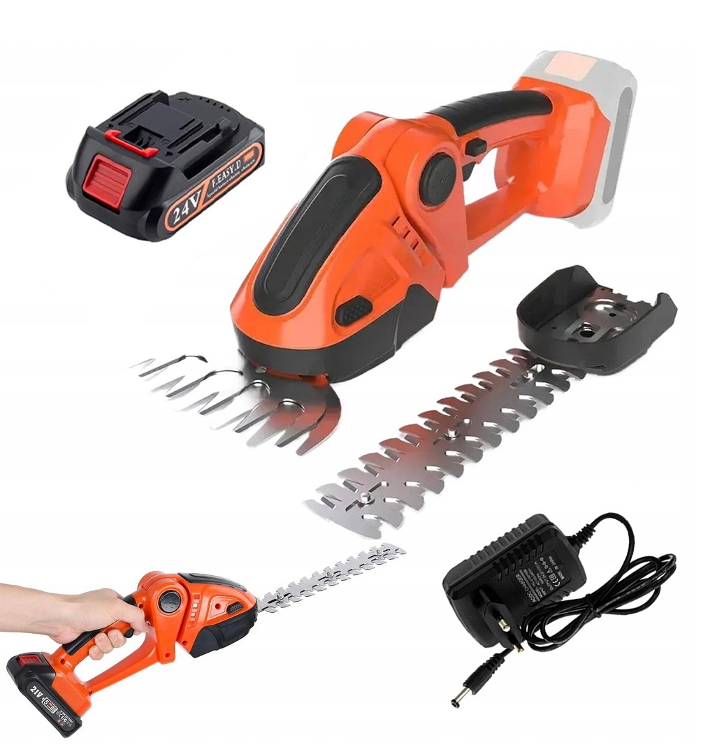Silné Akumulátorové Nůžky Na Trávy A Živý Plot 24V Zastřihovač Zahradní nůžky Tělo