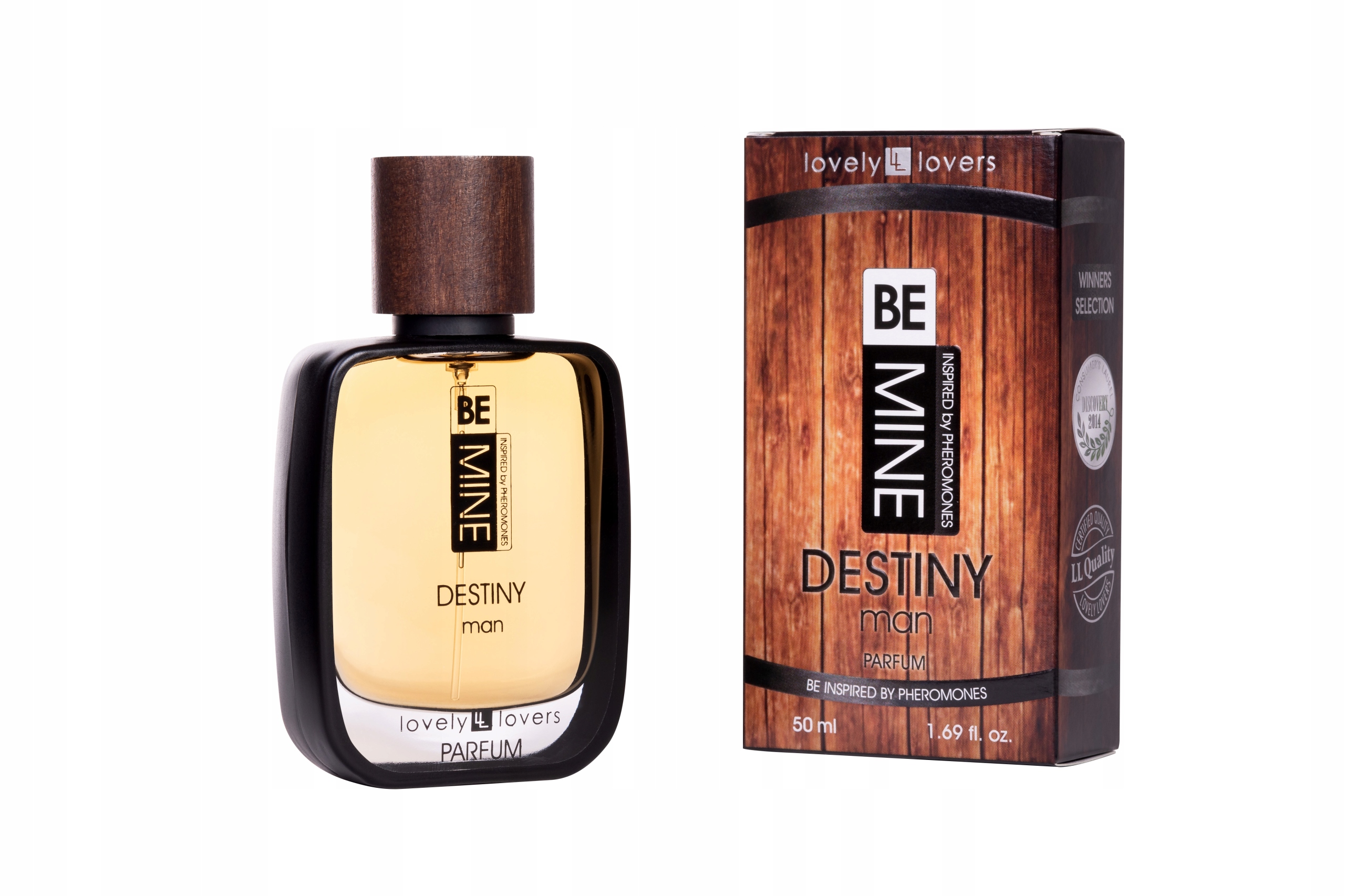 BE-MINE DESTINY MOŠKI PARFUM S FEROMONIMA 50ML Teža izdelka s posamezno embalažo 0,25 kg