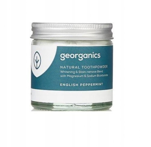 GEORGANICS Порошок для зубов ENGLISH PEPERMINT 60 мл