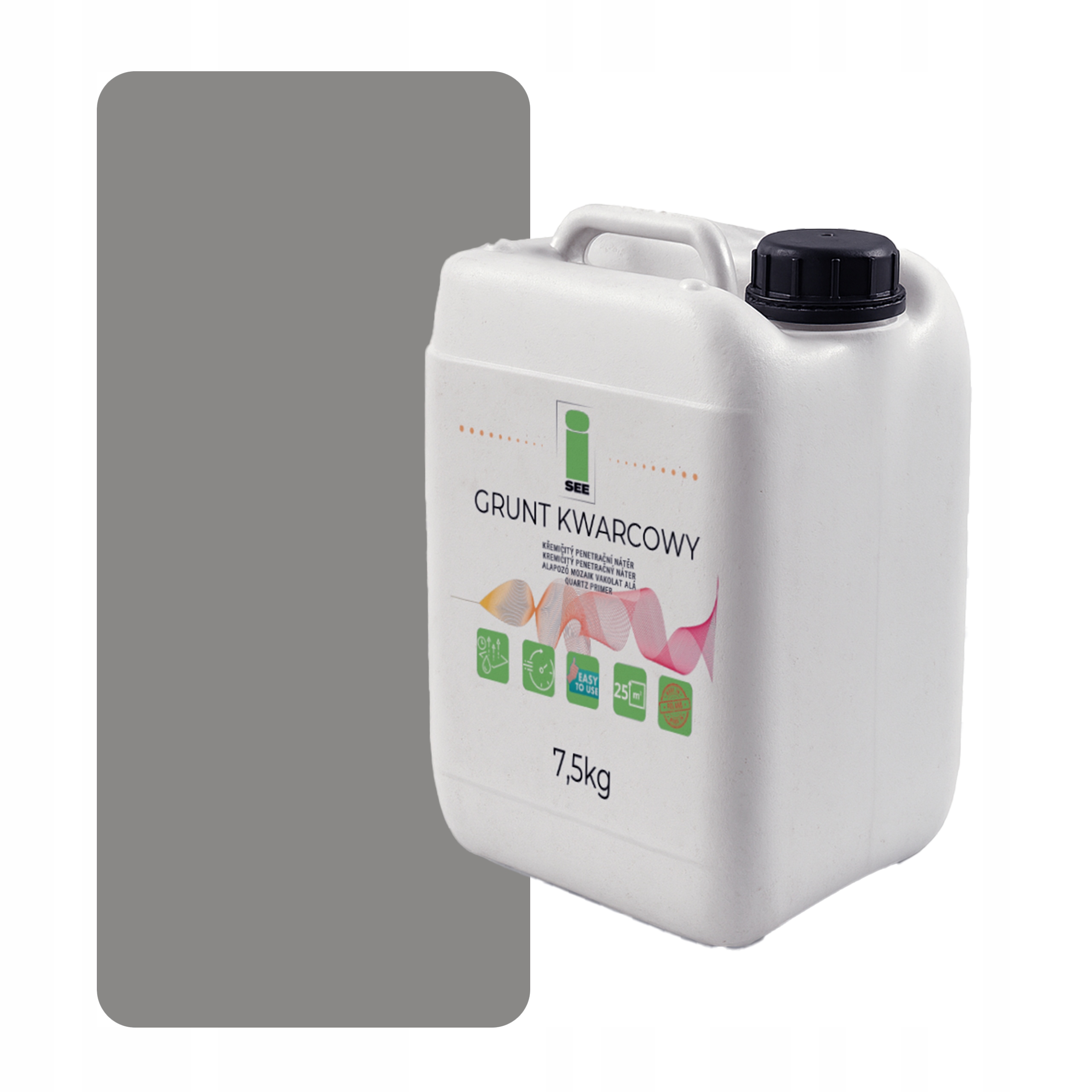 Křemenná Zemina Pod Silikonovou Omítku 7,5 Kg Šedá F265
