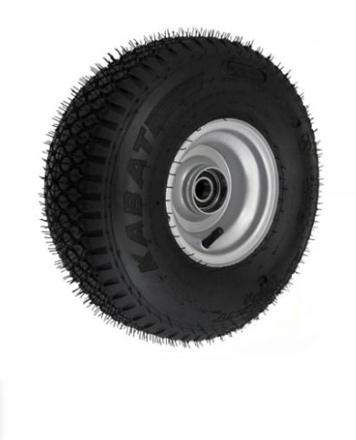Koleso fi 380 mm, kovový ráfik, pneumatické, Kabat, otvor v náboji 30 mm.