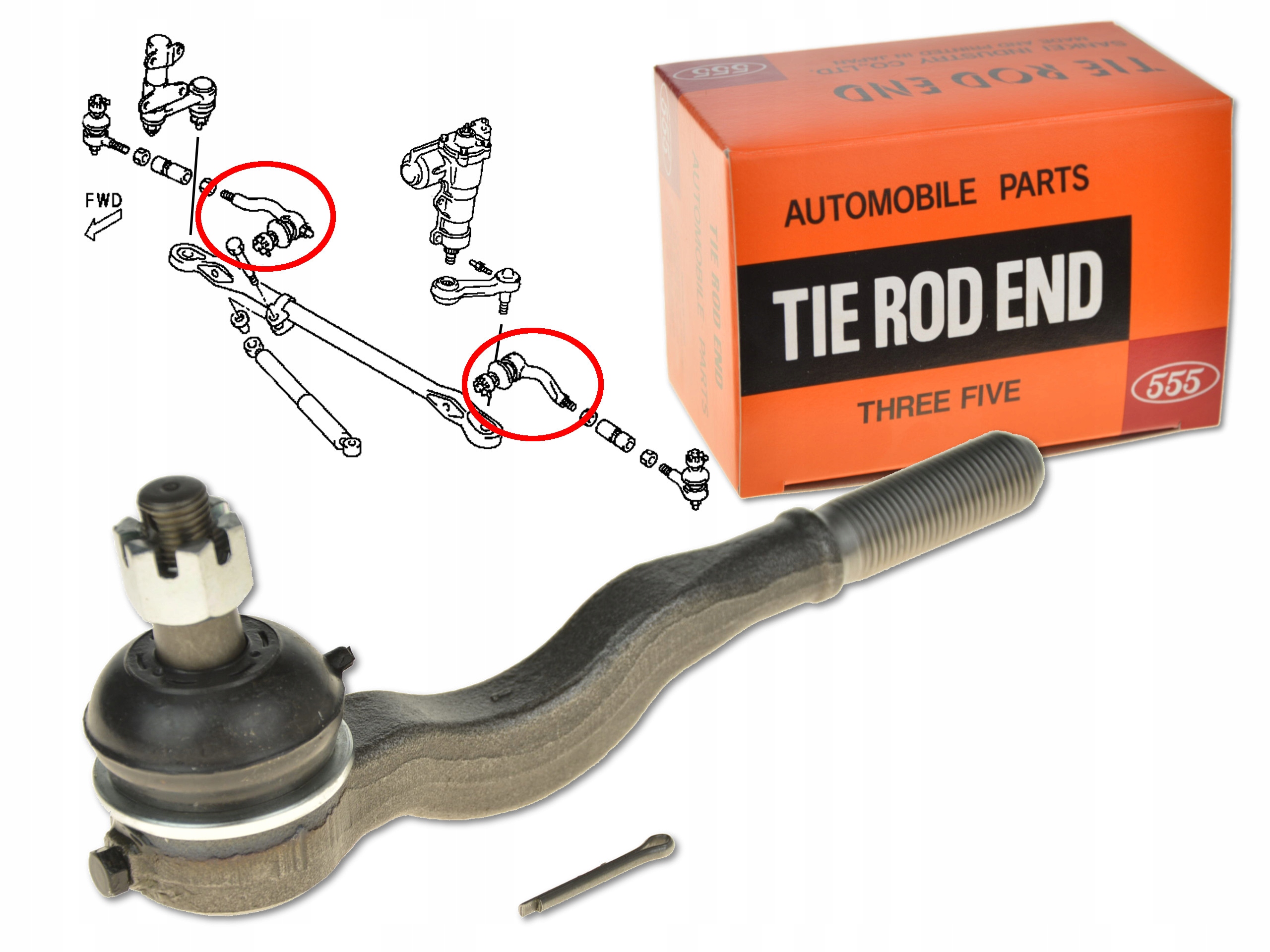 KONCOWKA DRAZKA KIEROWNICZEGO WEWNETRZNA SE 7722