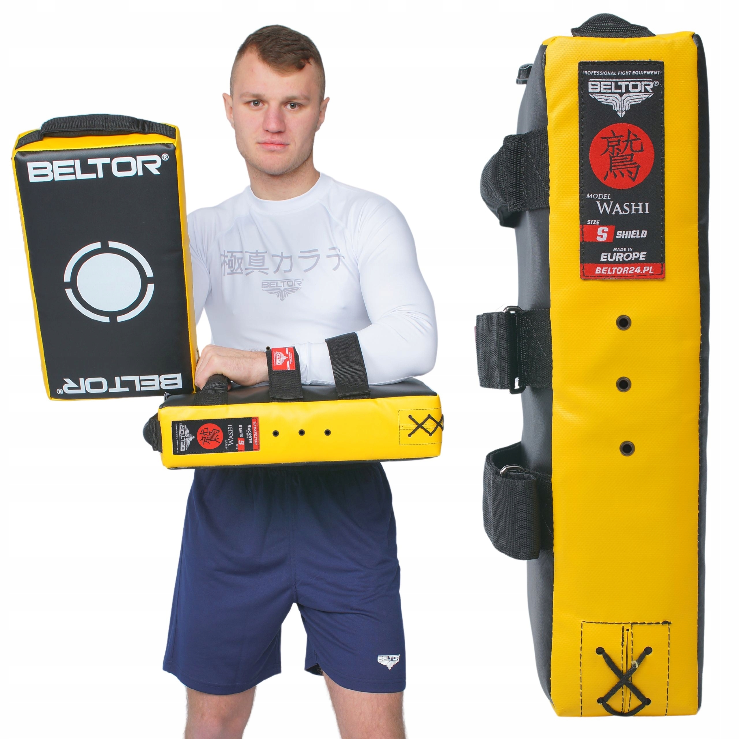 Beltor Tarcza Trenigowa Washi Pao Do Kopnięć Karate Boks Mma Komplet 2szt
