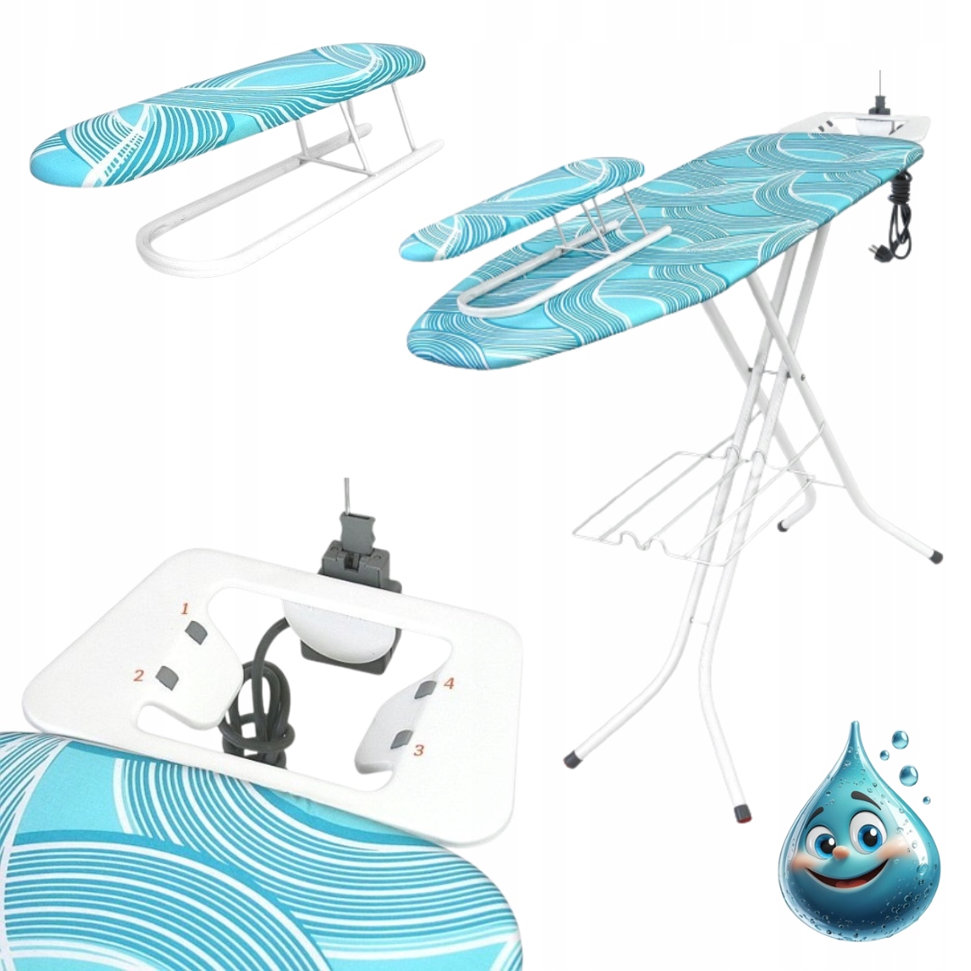 Levně Flani XXL Žehlicí prkno Rukávník Flani Blue Moon 130 cm x 48 cm 6 kg