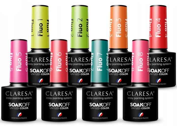

Claresa Lakier Hybrydowy Kolekcja Fluo Neony 5ML
