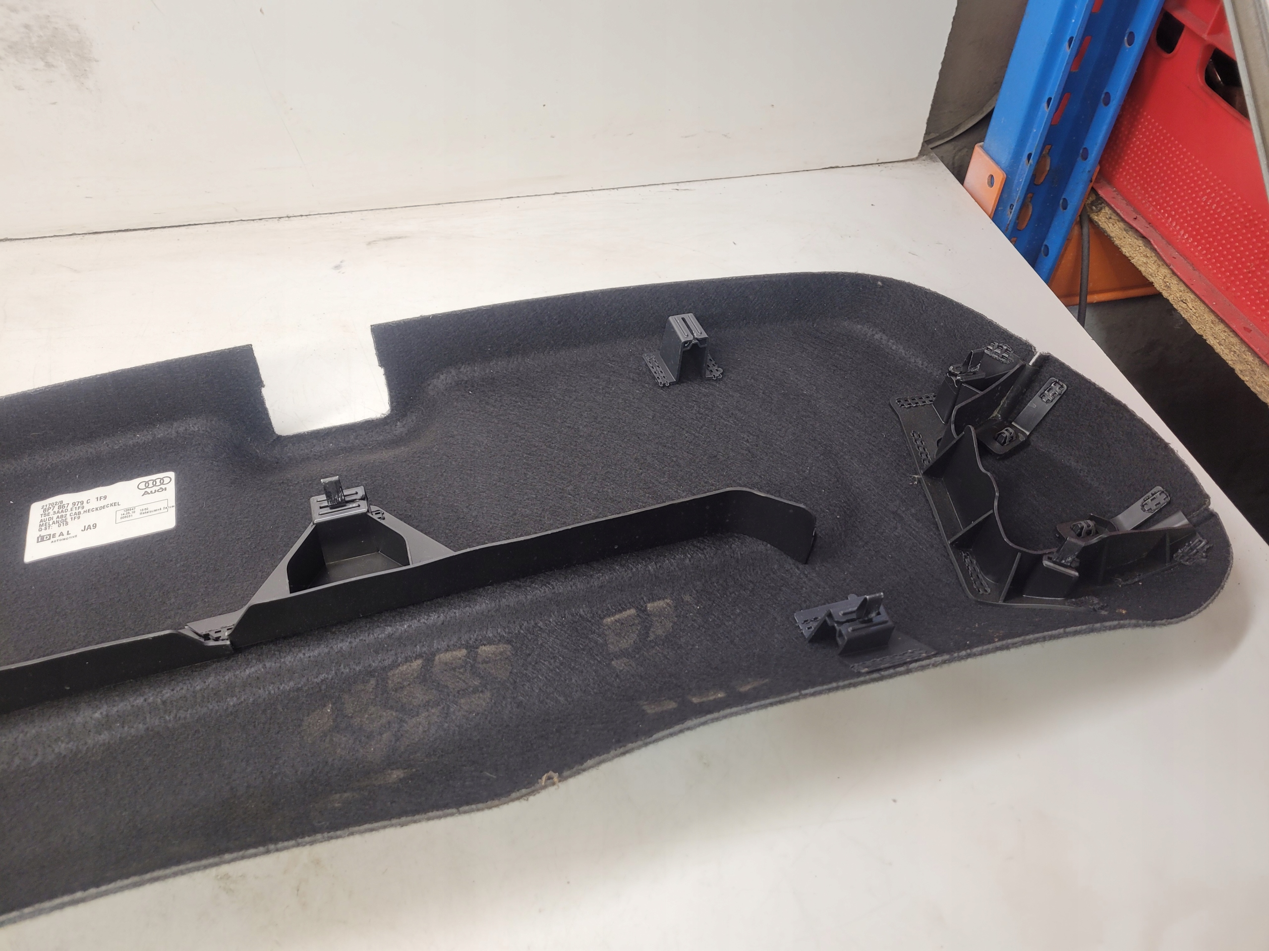 upholstery bonnet rear part AUDI A3 8P CABRIO 8P7867979C