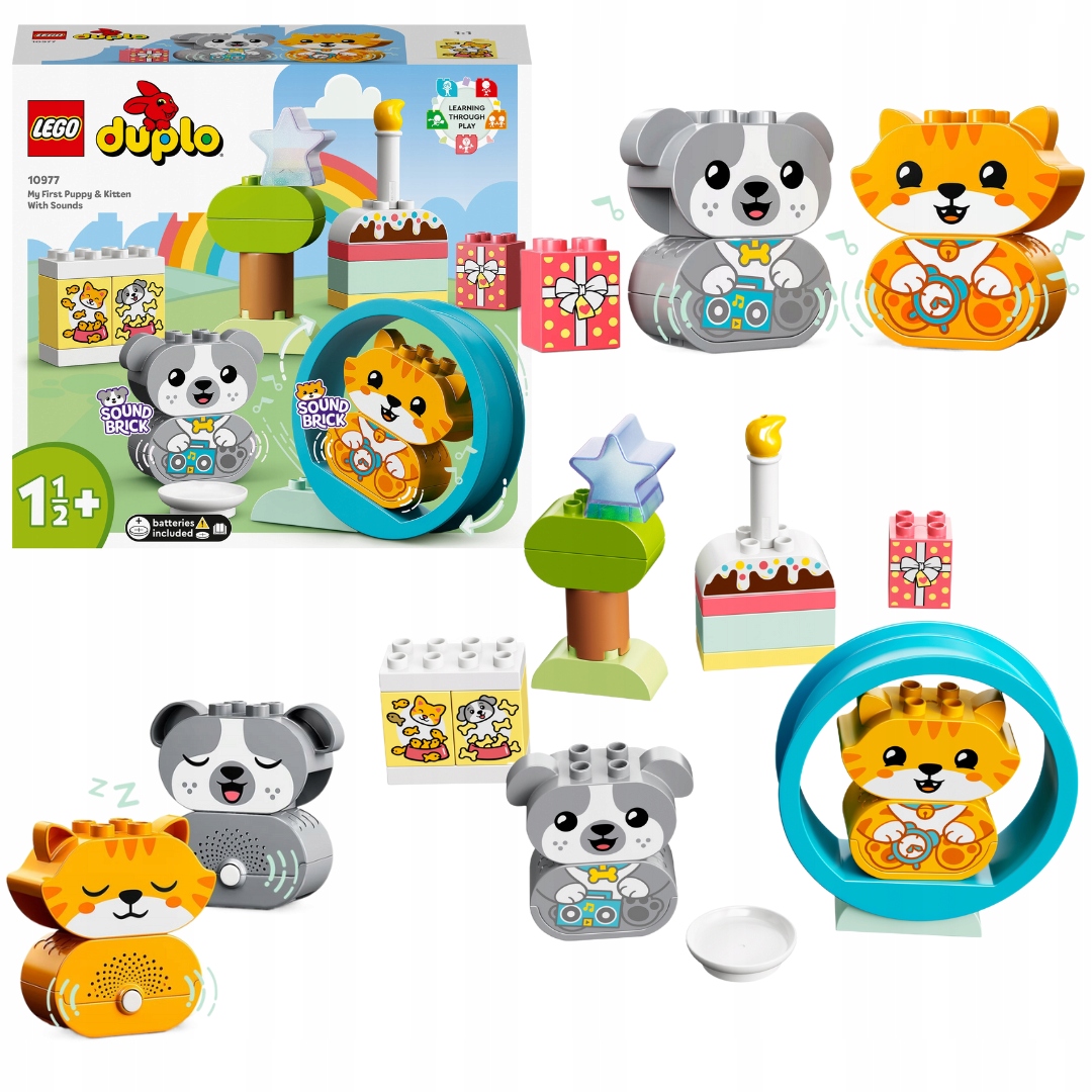 Lego Duplo Zvířátka pro předškoláky se zvuky Velké stavebnice 10977