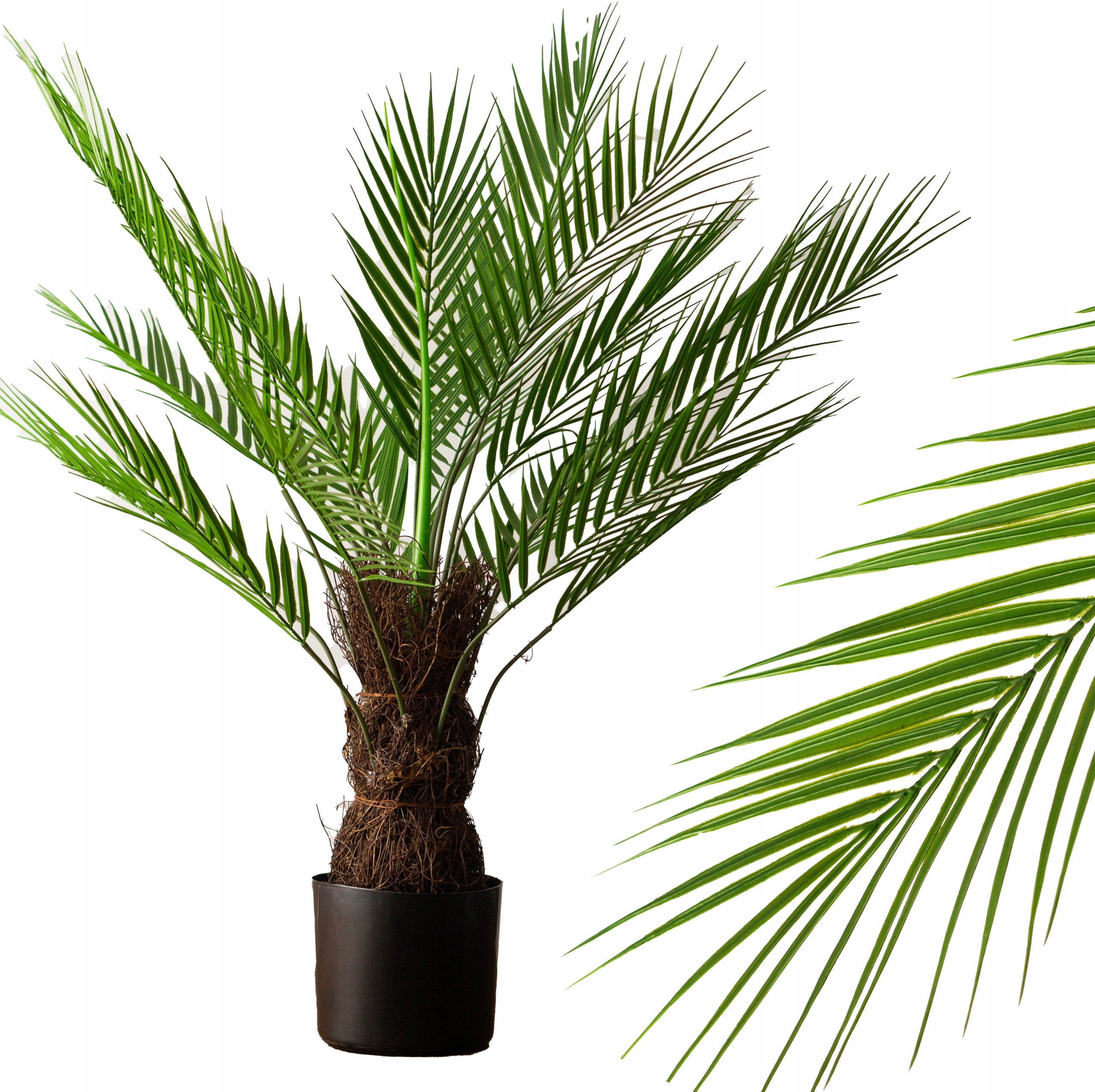 Umělá Palma Jako Živá rostlina květina do obývacího pokoje realistická ozdoba 80 cm