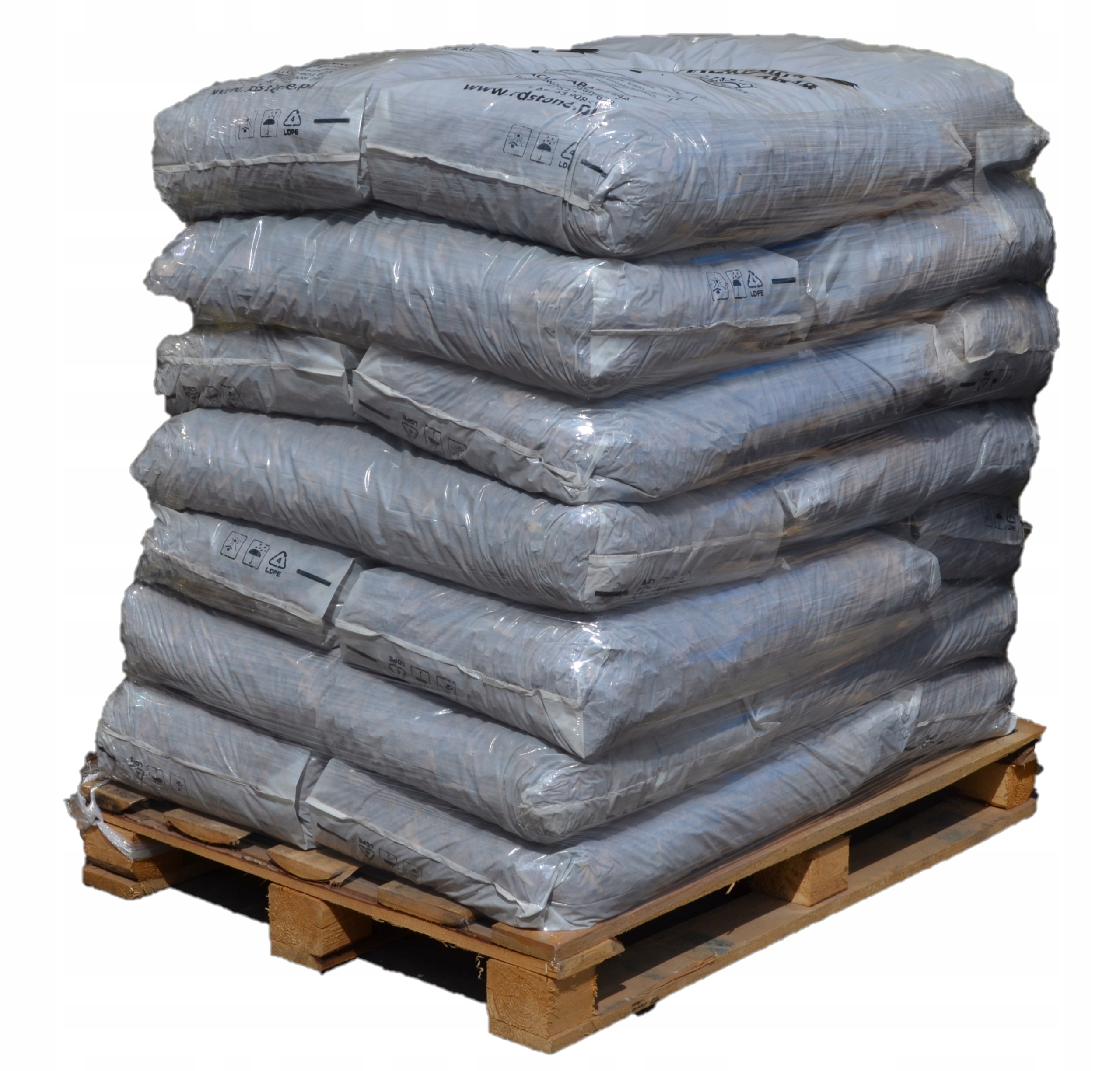 Drobna kora sosnowa przesiewana 80l, paleta 21szt