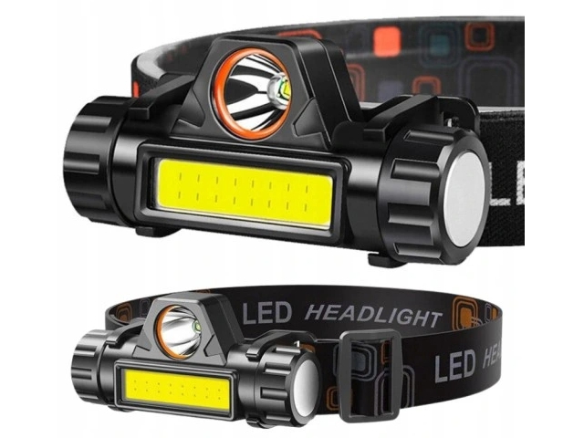 LATARKA CZOŁOWA 4w1 MINI REFLEKTOR Z MAGNESEM