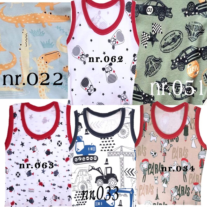 Podkoszulka na naramkach bawełna POLSKIE 86 cm Materiał dominujący bawełna