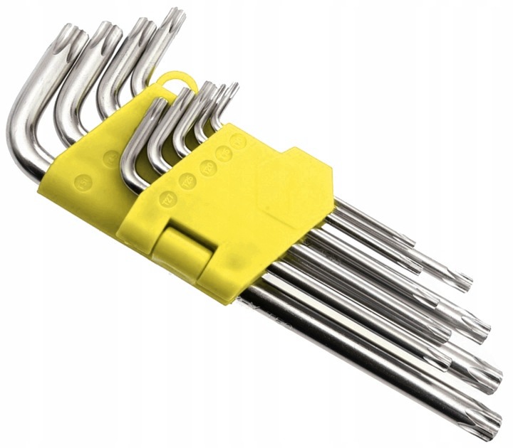 Klucze Imbusowe Torx Typ L Z Otworem T10-T50 9 El