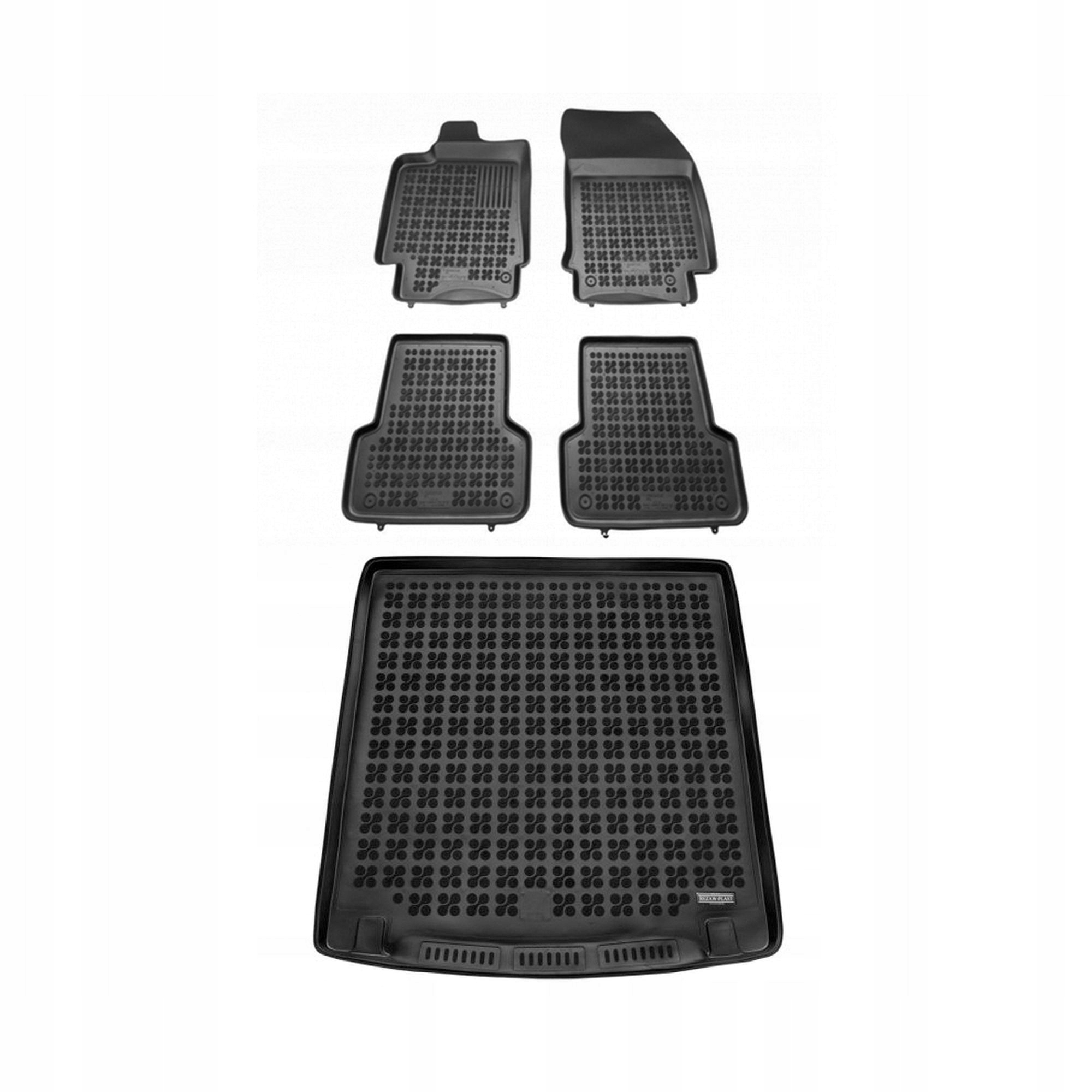 Gumová sada kobercov a rohoží Renault Laguna III 2007-2015 Kombi Grandtour