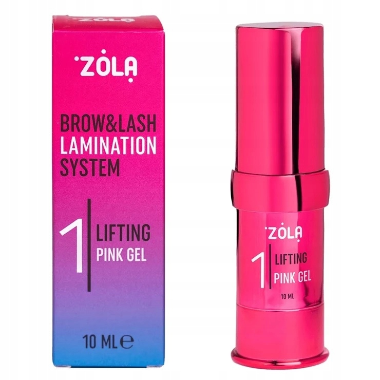 Zola Brow&Lash Lamination Classic System Color Lab 01 Liftingový Pink gel