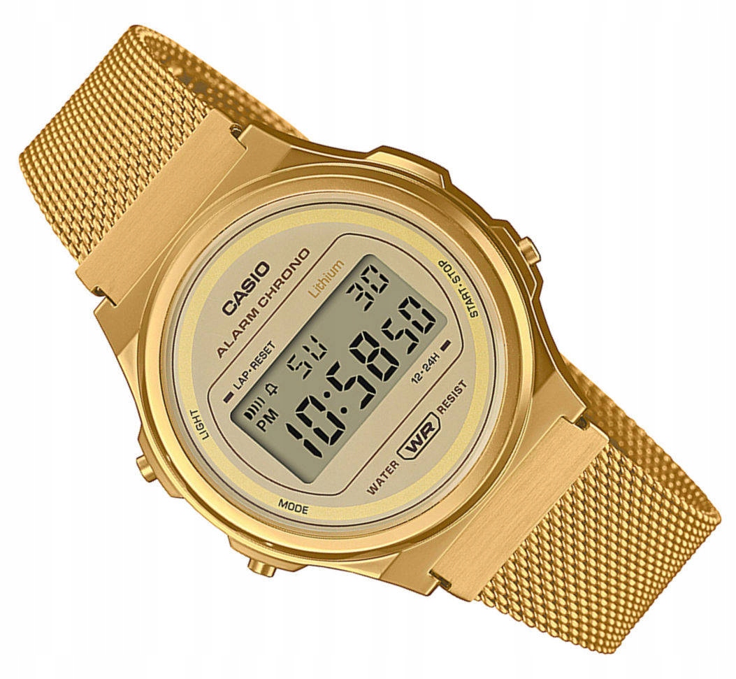 Zlaté Hodinky Casio Vintage A171WEMG-9AEF Retro