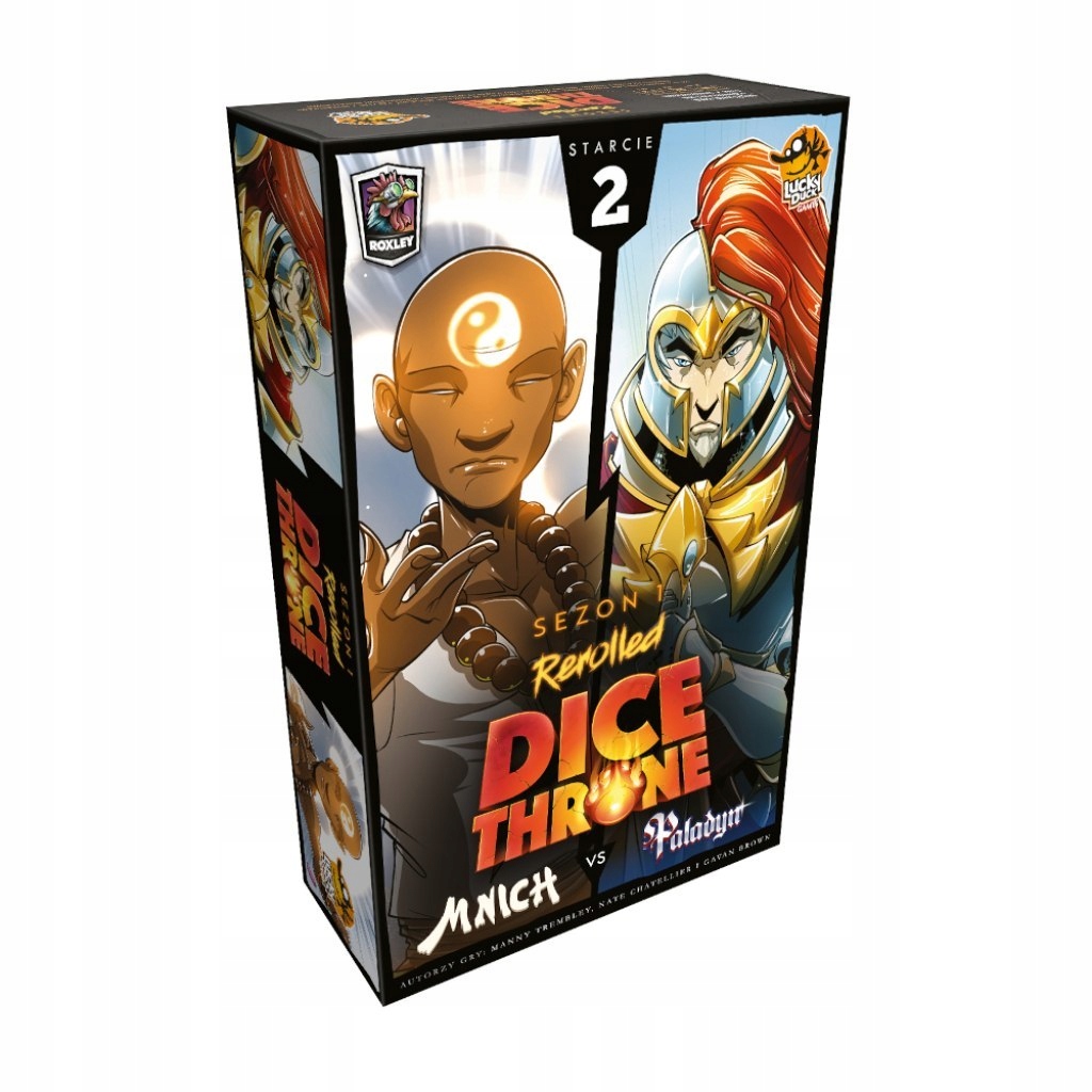 Gra Dice Throne: Mnich vs Paladyn Lucky Duck Games