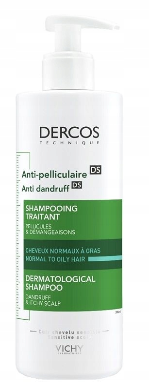 

Vichy Dercos Szampon Przeciwłupiezowy Tłuste 390