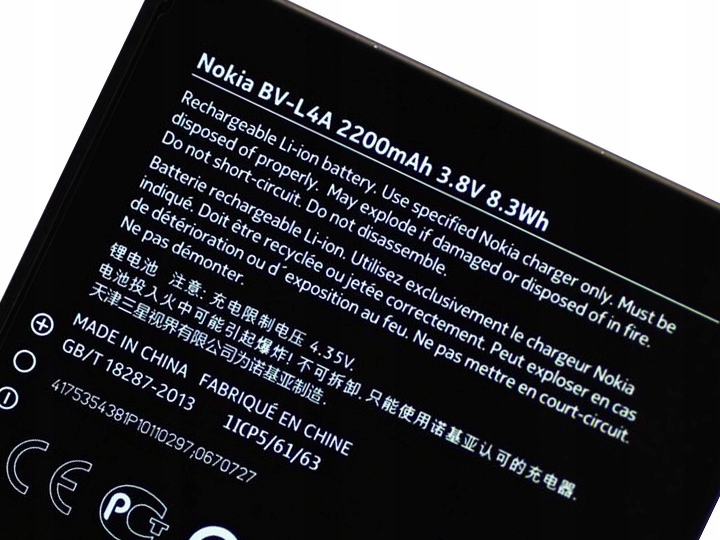 

Oryginalna Bateria Microsoft Lumia 830 BV-L4A