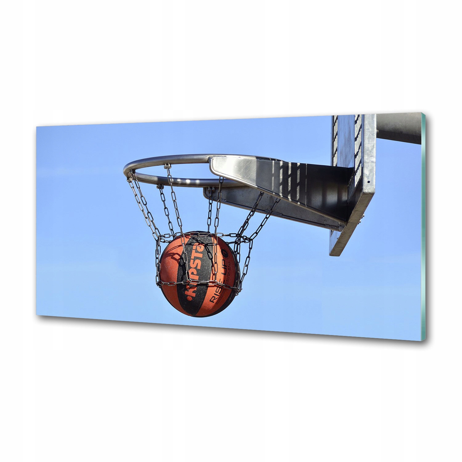 Dekoračný panel zo skla Basketbal 100 x 50 cm Lepidlo