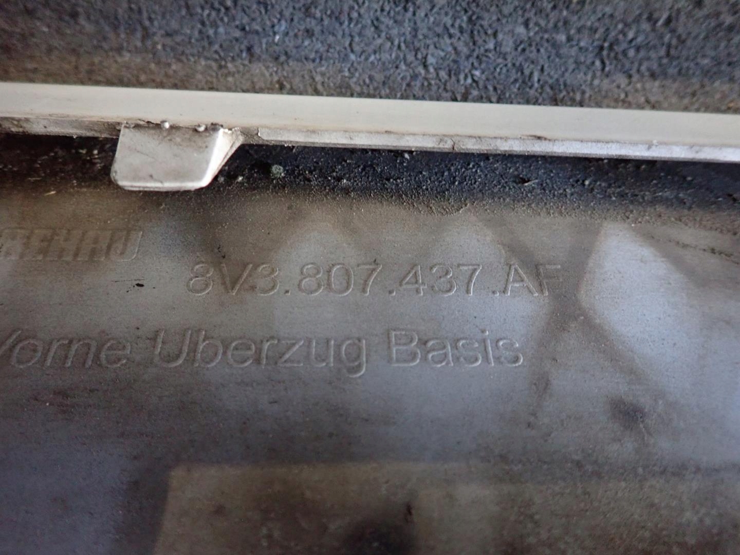 bumper front front AUDI A3 LIFT 2016- 8V3807437AF