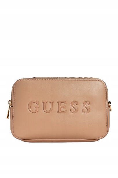 Guess Dámská Kabelka Přes Rameno Hnědá S Nápisem Gmo