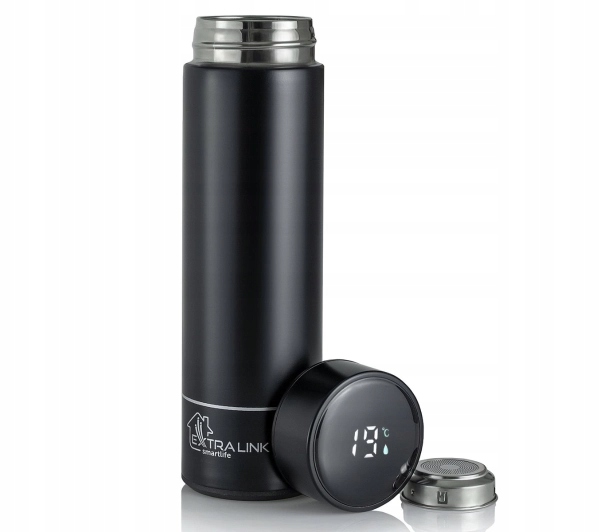 Extralink Smart Travel Mug 0,5l Czarny