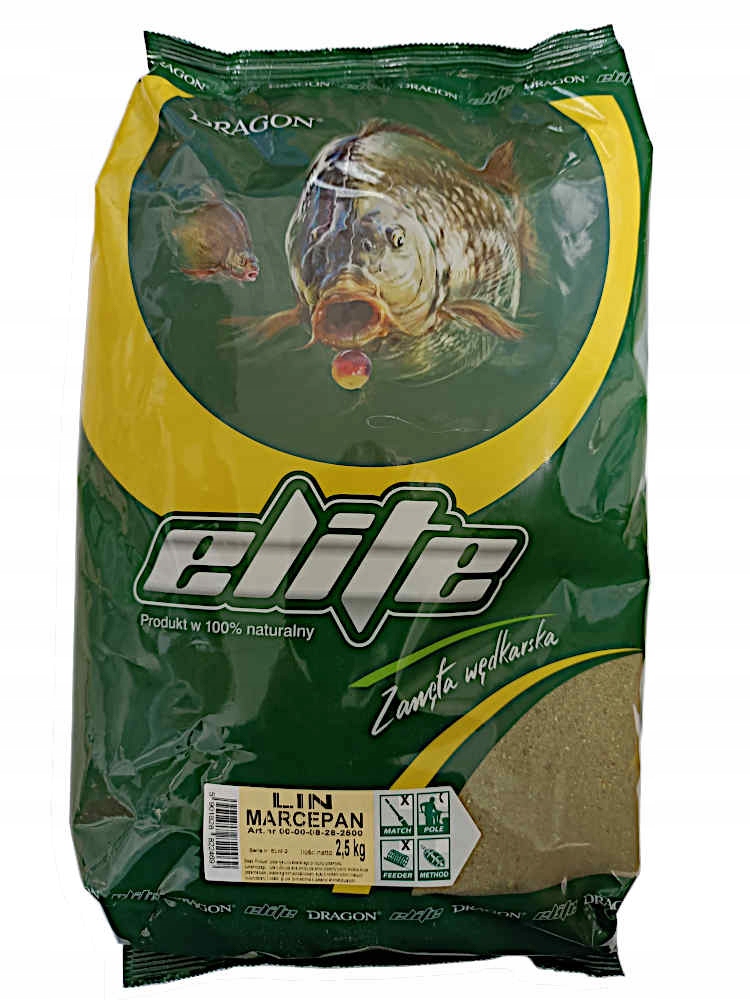 Zanęta DRAGON Elite Lin Marcepan 2,5kg