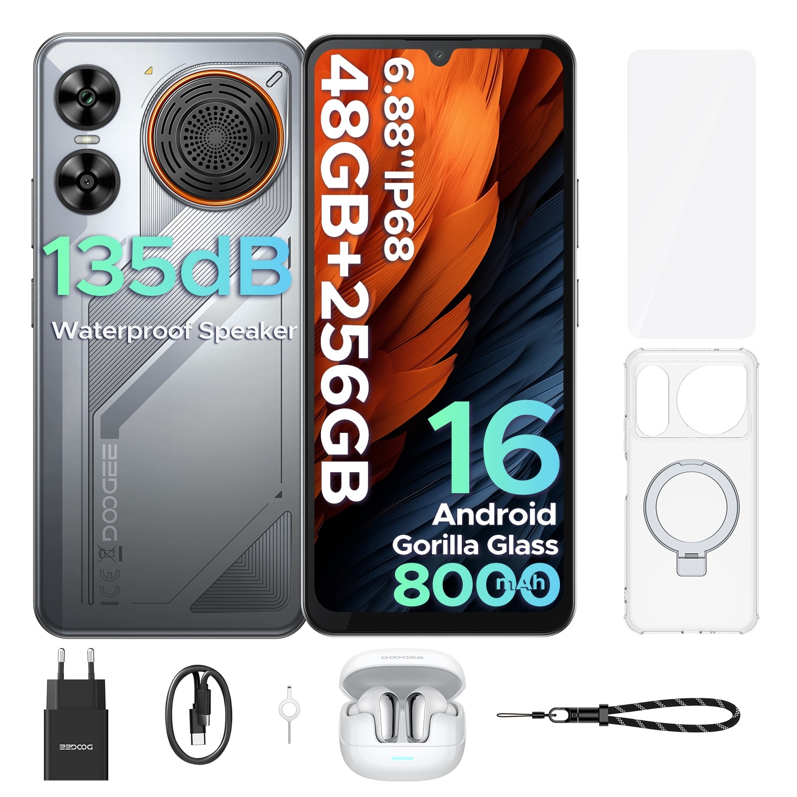Doogee M30 Pro Vip fehér