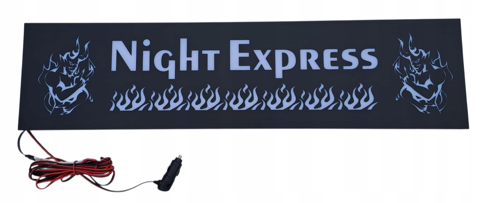 Led tabuľa Night expres nad posteľou man daf scania s podsvietením kabíny Tir