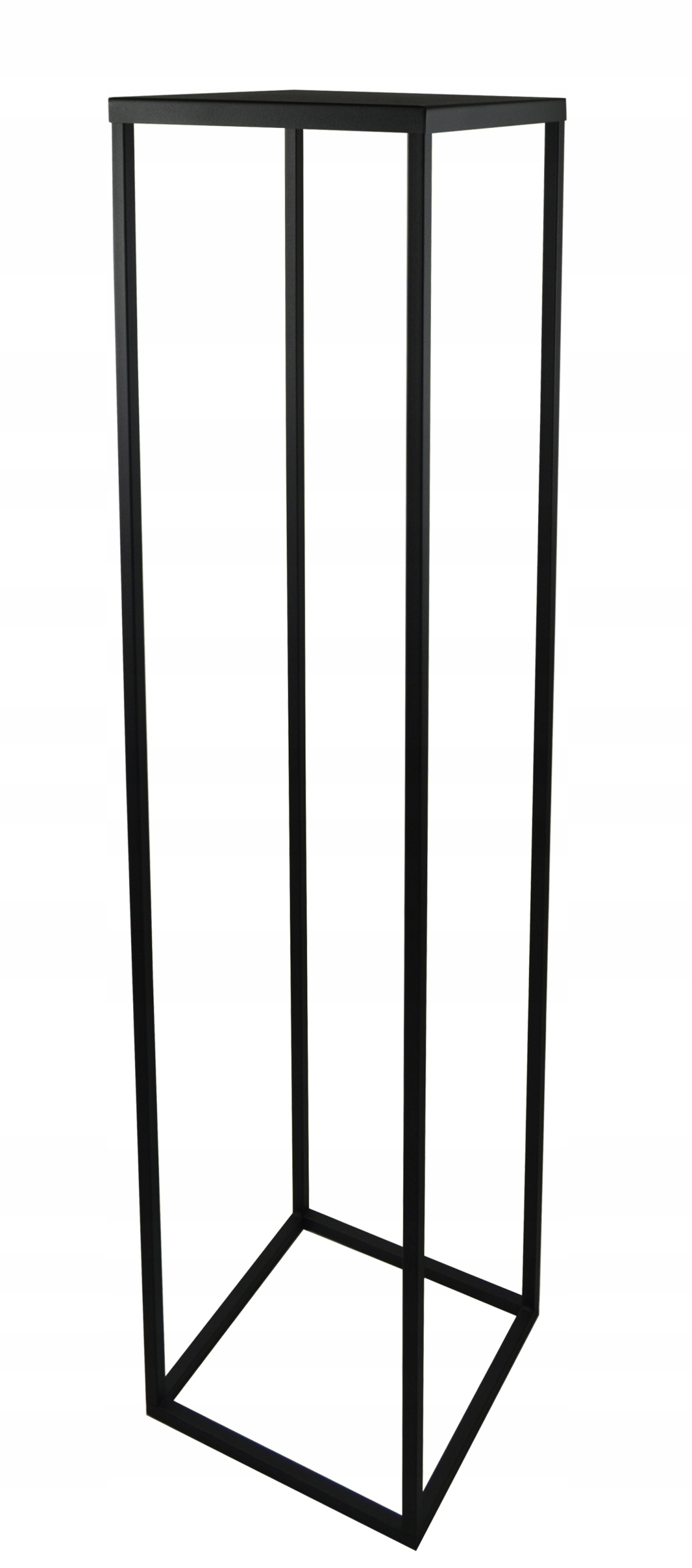 

Kwietnik stojak metalowy loft czarny 100 cm