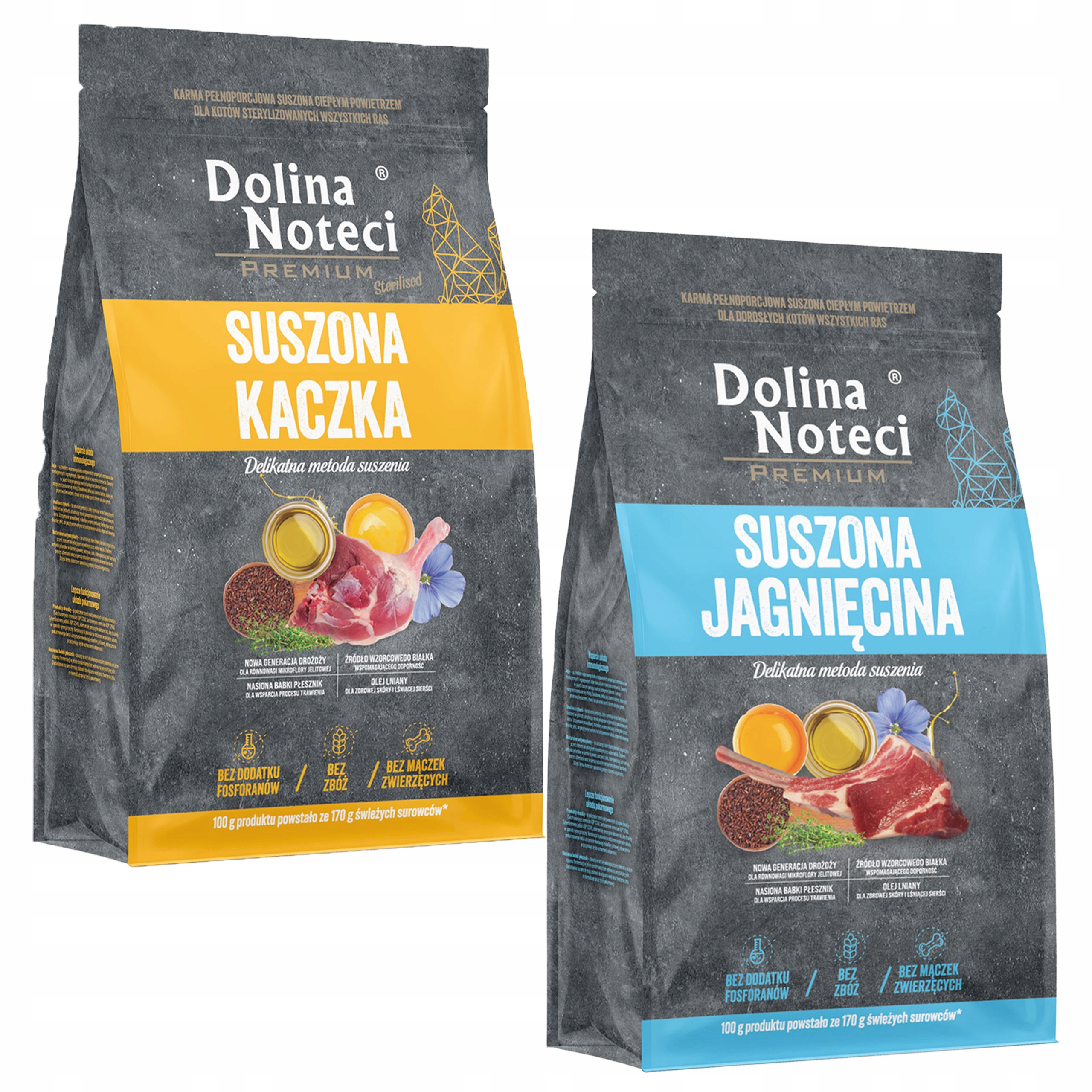 Dolina Noteci Premium karma suszona dla kota Mix smaków 2 x 2 kg