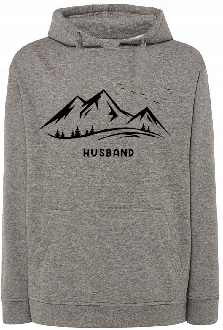 Valentýnská Mikina s potiskem Manžel Hory vel.4XL