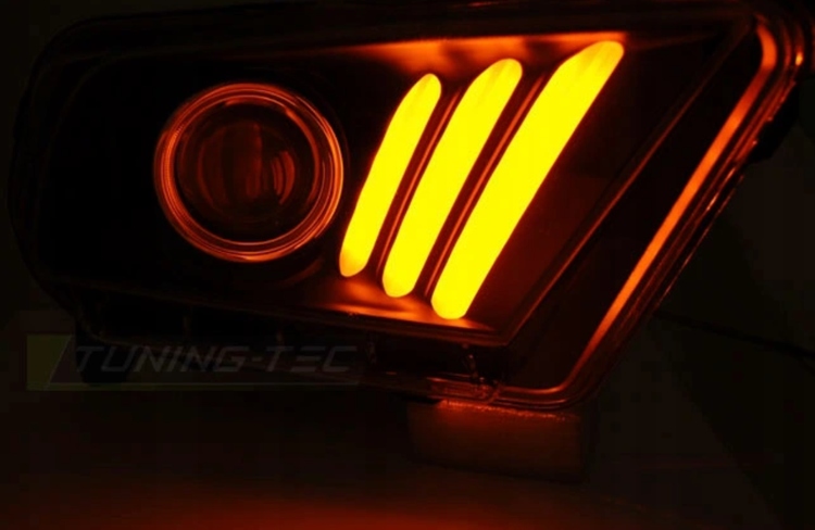 REFLEKTOR LAMPY FORD MUSTANG V 10-13 TUBE LIGHT BLACK MGZ Producent części Tuning-Tec