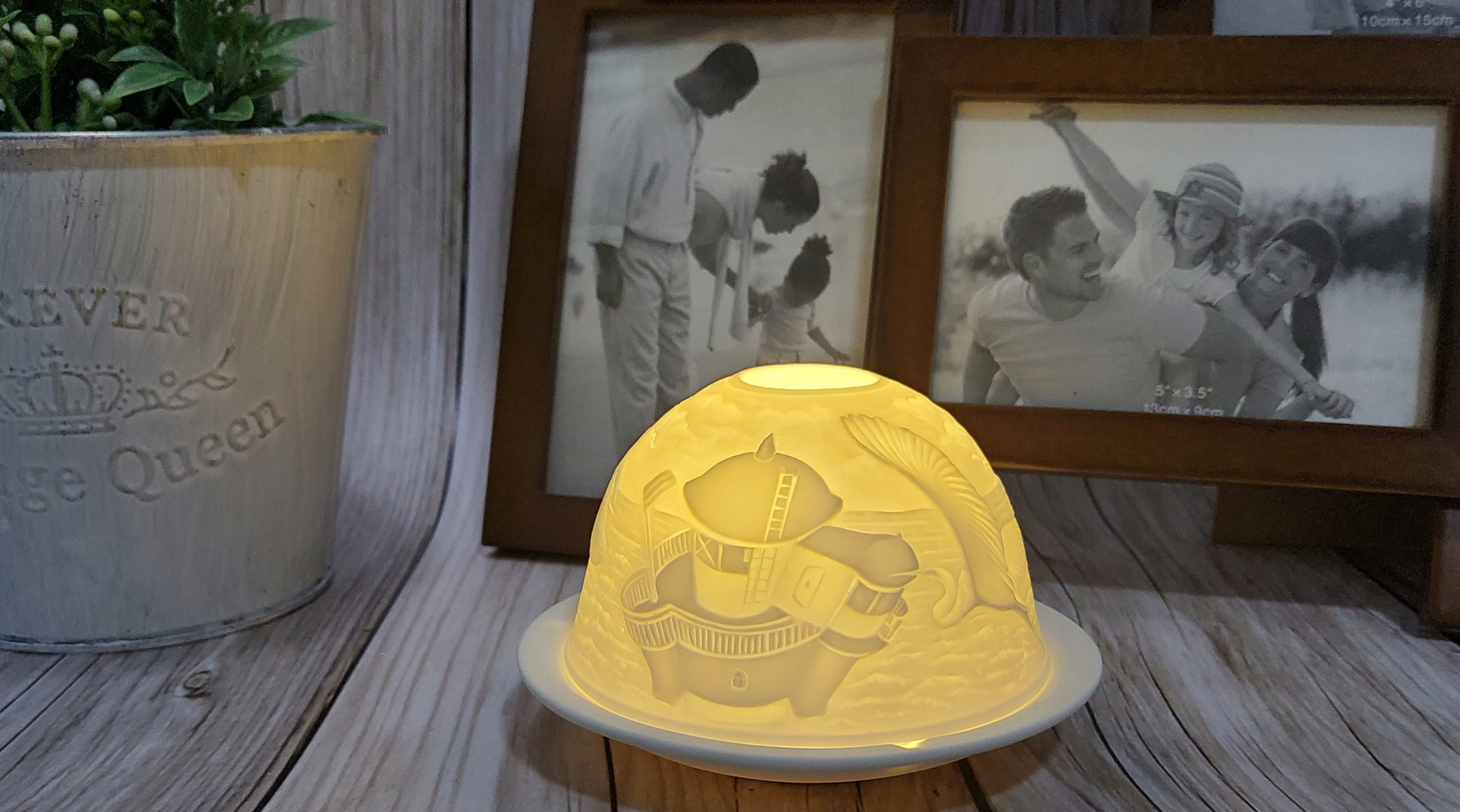 Lampion Porcelanowy jak Rosenthal Łabędzie Rodzaj lampion