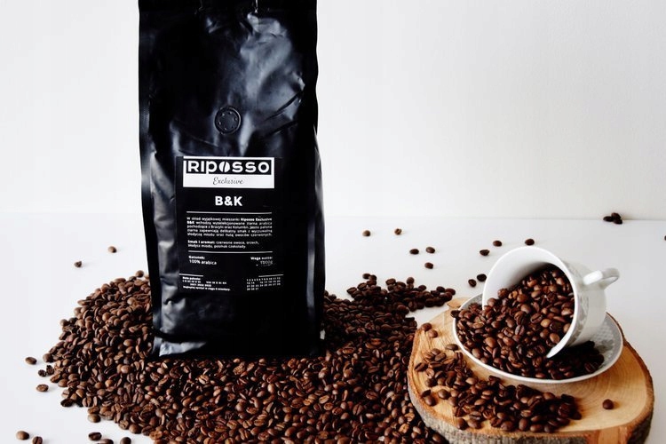 Levně Riposso Exclusive B&k 1kg 100% Arabica – Čerstvě Pražená