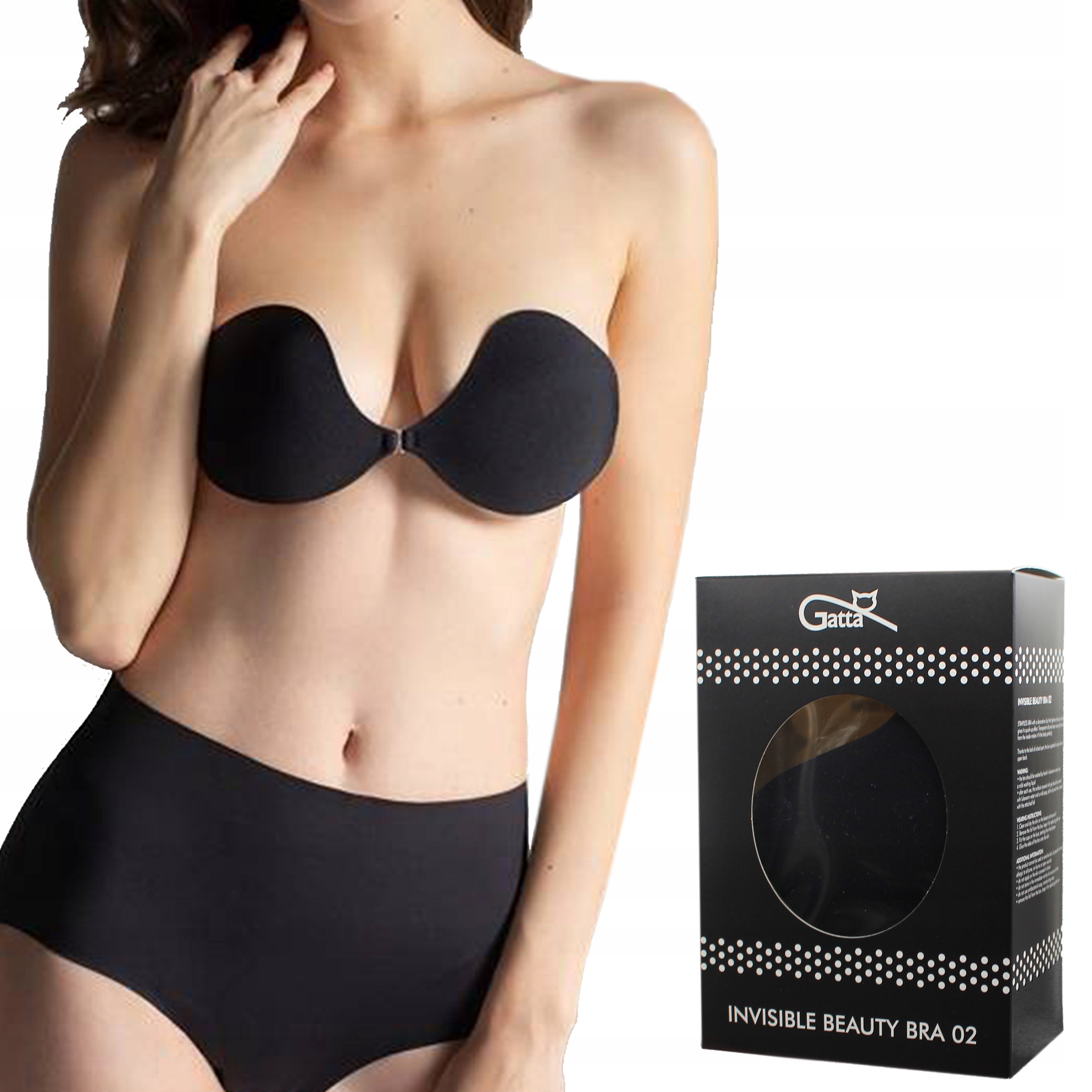 

Gatta Biustonosz samonośny Invis Beauty 02 Black A