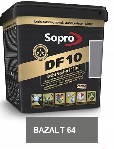 SOPRO fuga DF10 1073/5kg BAZALT 64