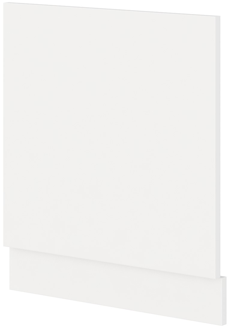 Přední část pro vestavnou myčku nádobí 60 cm (570 x 596). Bílá.