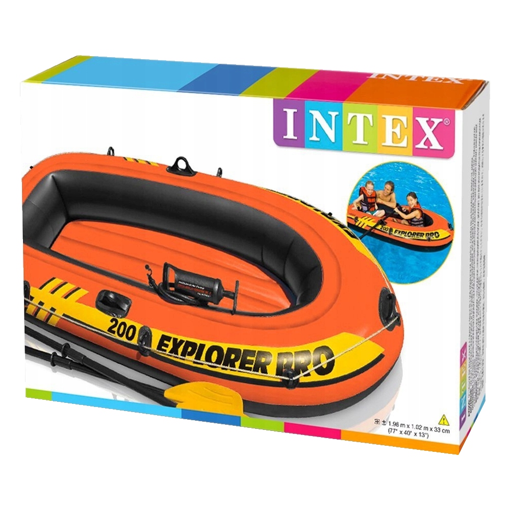 ponton dmuchany Explorer Pro 200 Intex 196 x 102 cm  INTEX 58357 — 5