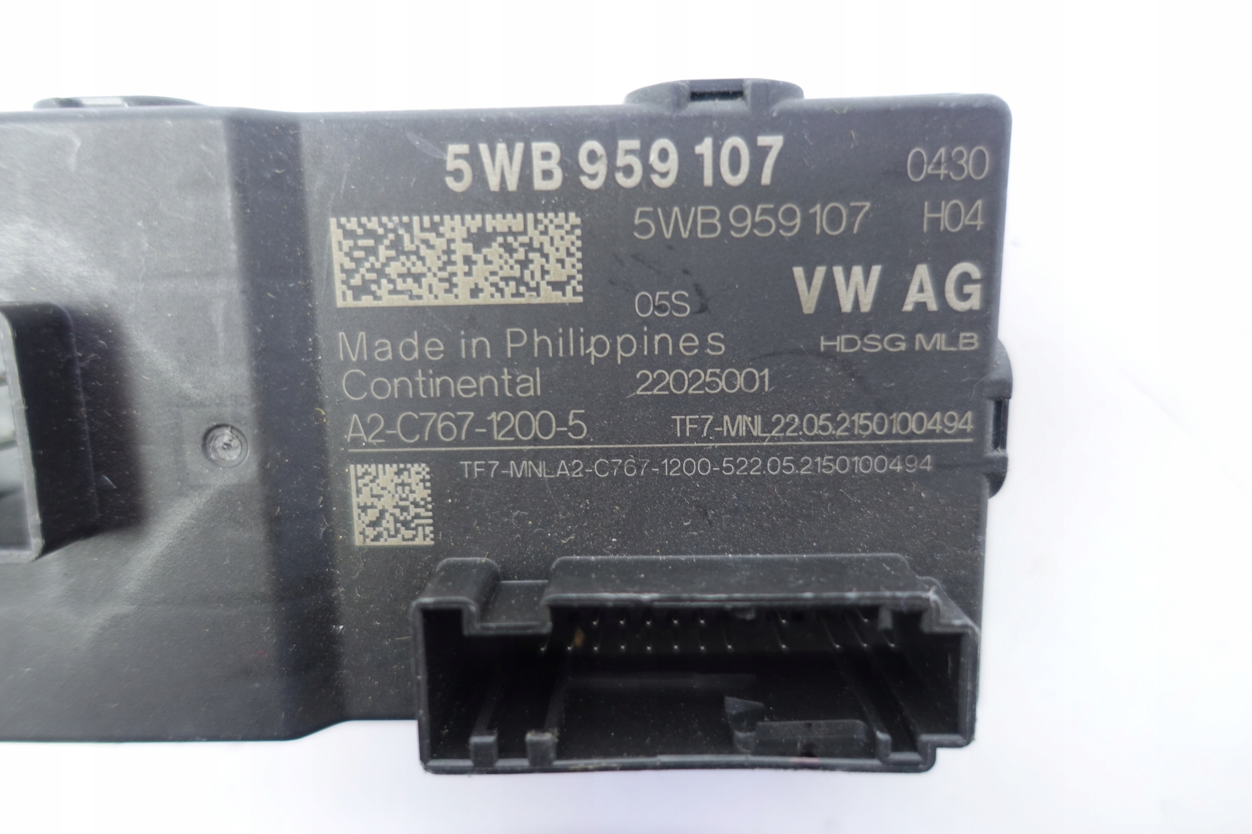 module control unit lifting bonnet 5WB959107