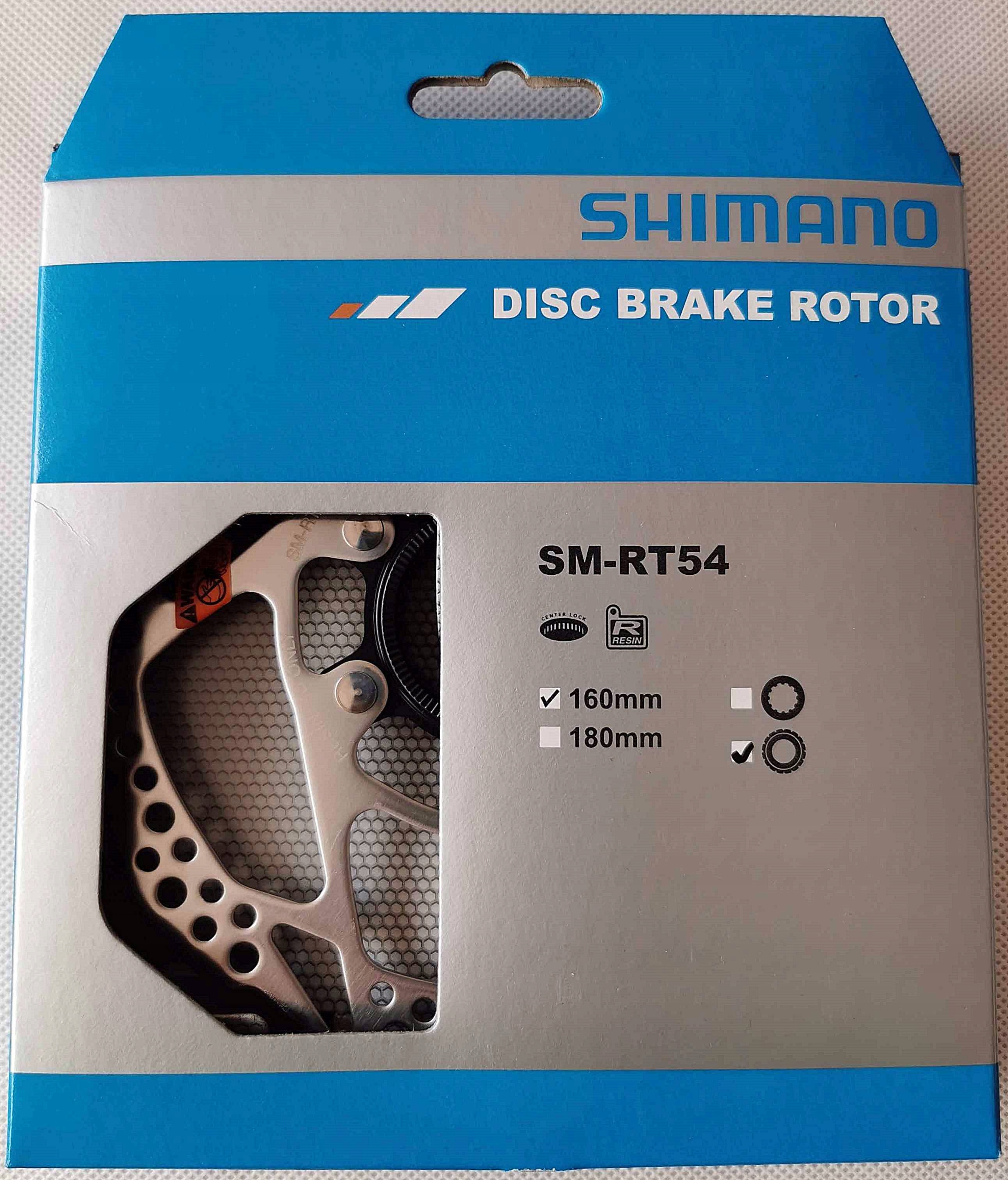 SHIMANO EM-RT54 Tarcza Hamulcowa 160mm CR Mocowanie centerlock