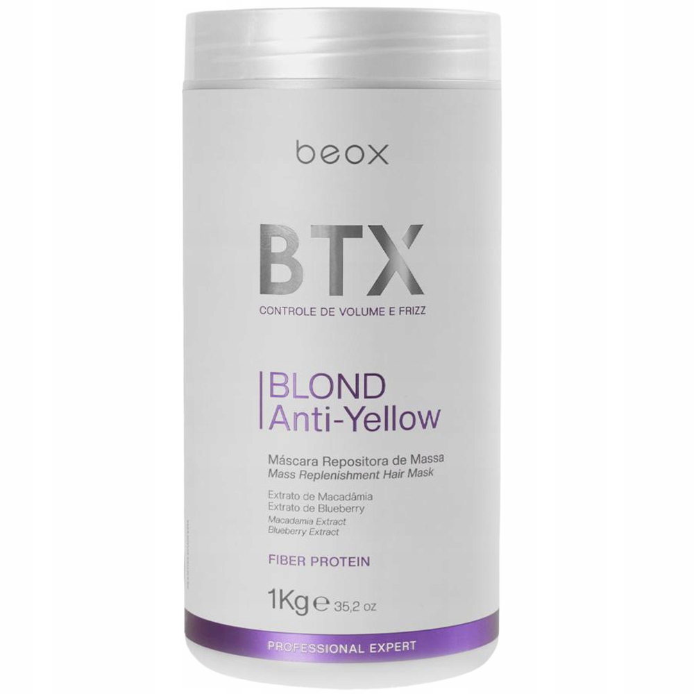 Btx Profesjonalna Maska Do Włosów Blond Anti Yellow Tonująca