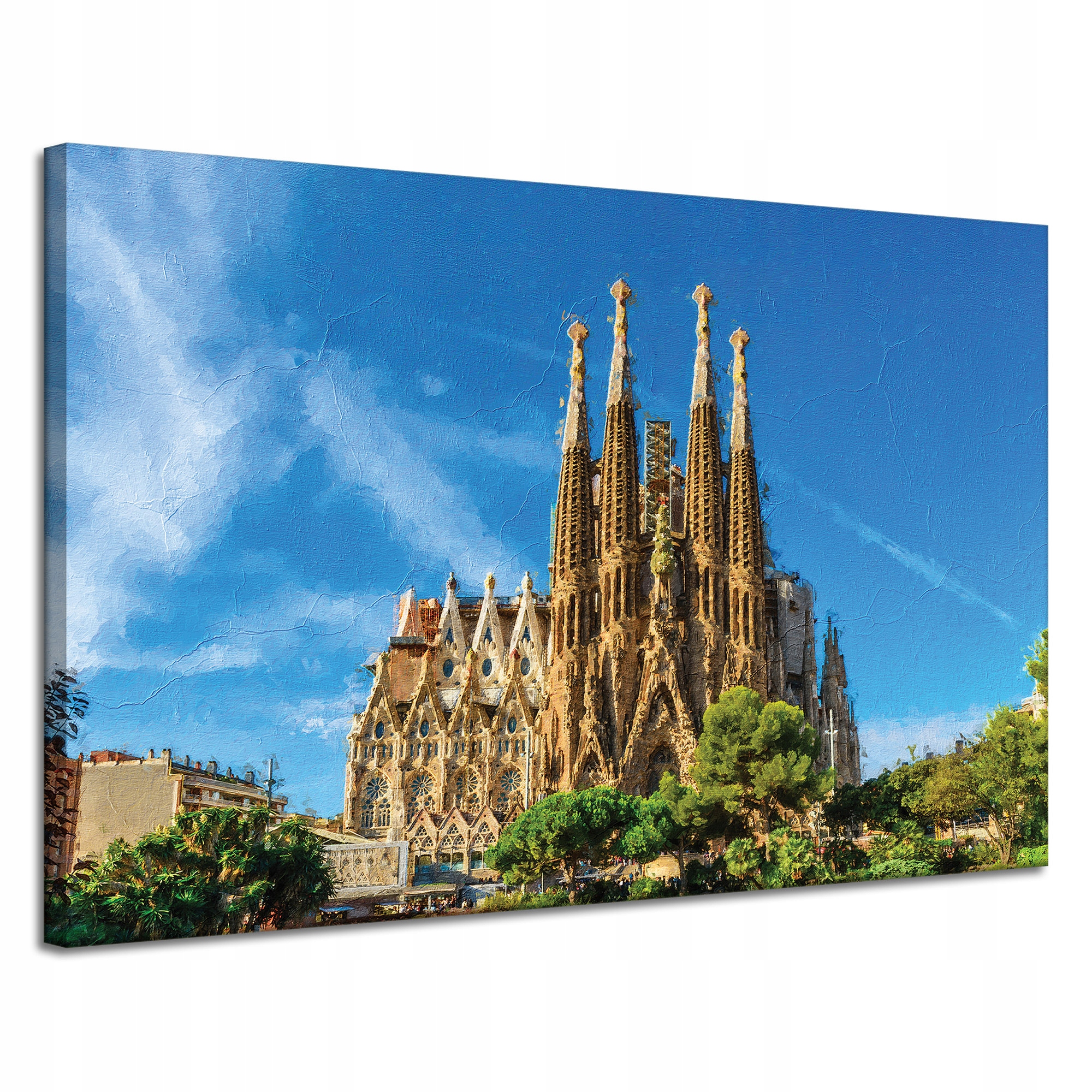 Obraz na plátně Sagrada Familia Barcelona Španělsko 120x80 cm