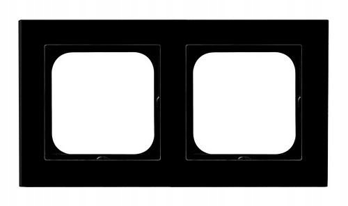 Ospel Sonáta černé sklo – rámeček R-2RG/32 (6 mm)
