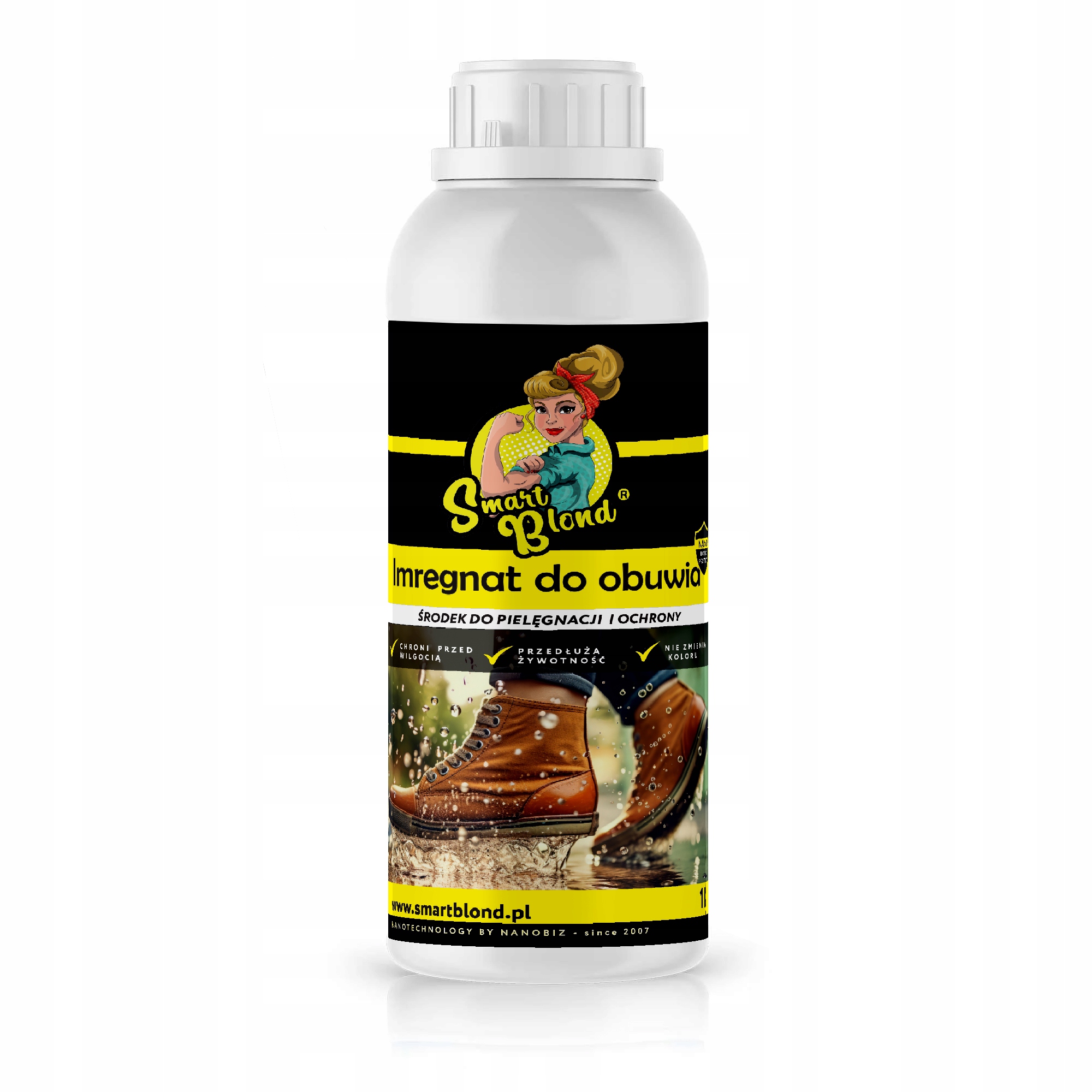 Impregnát na boty SmartBlond pro všechny materiály, kapalina 1 litr