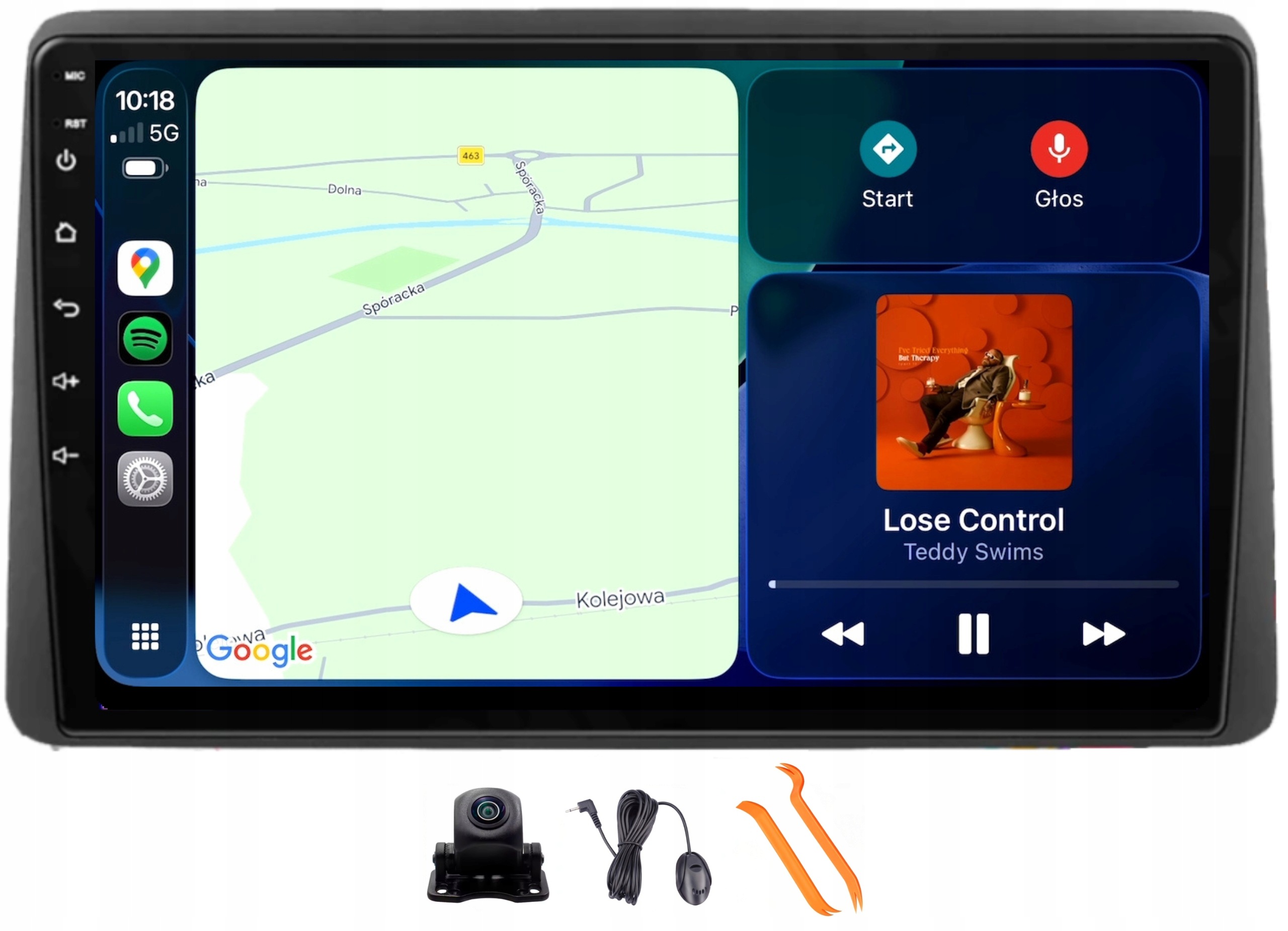 Radio Android Navigace Dacia Duster 2 18-21 6/128GB Lte 4G CarPlay Gps