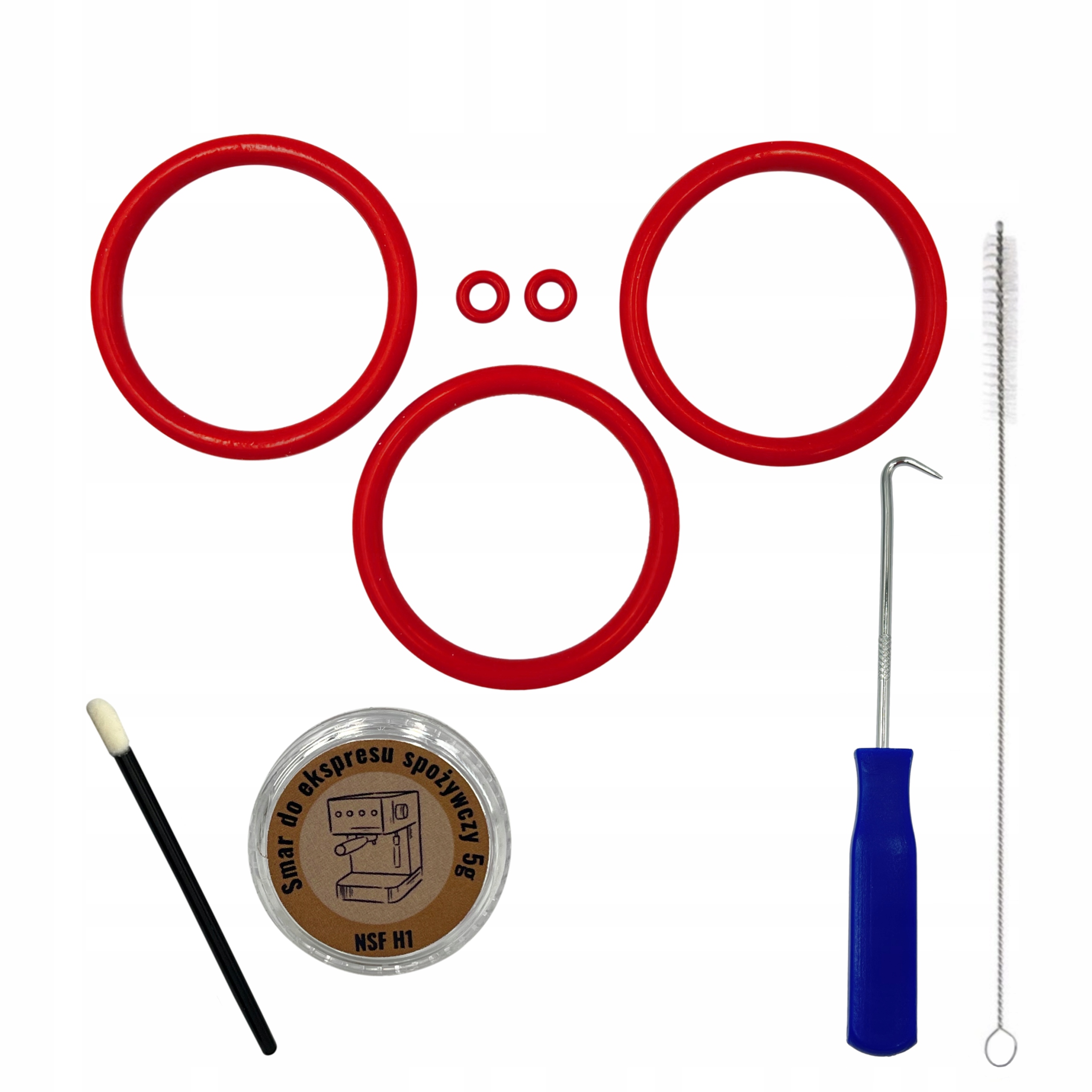 Zestaw naprawczy ekspresów DeLonghi/AEG/Whirlpool + haczyk