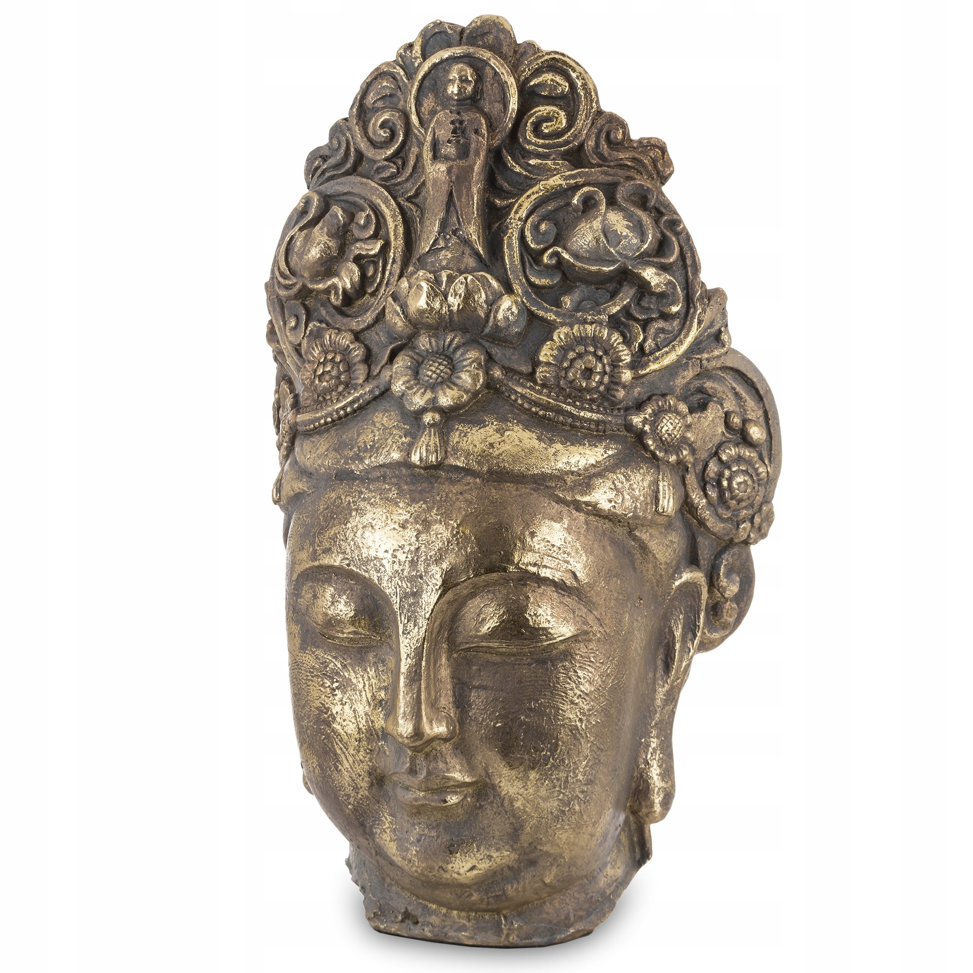 Veľká dekoratívna figúrka Buddha zlatá